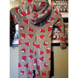 Girls Xmas onesie 6/7