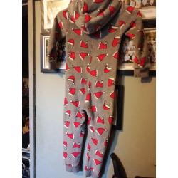 Girls Xmas onesie 6/7