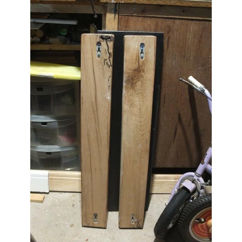 Two Solid Rustic Oak Beams Vertical Fire Surround (ALL proceeds to go to 'Action for the Wild')