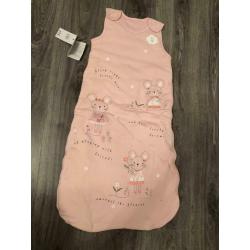 George at Asda Baby Girl Pink Sleep Bag - 12-18 Months - 2.5 Tog - Tags On
