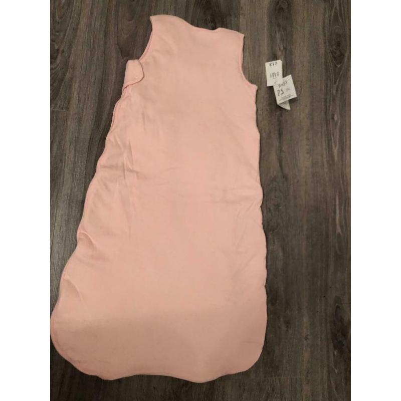 George at Asda Baby Girl Pink Sleep Bag - 12-18 Months - 2.5 Tog - Tags On