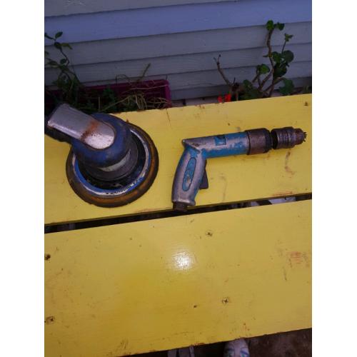Air sander and drill
