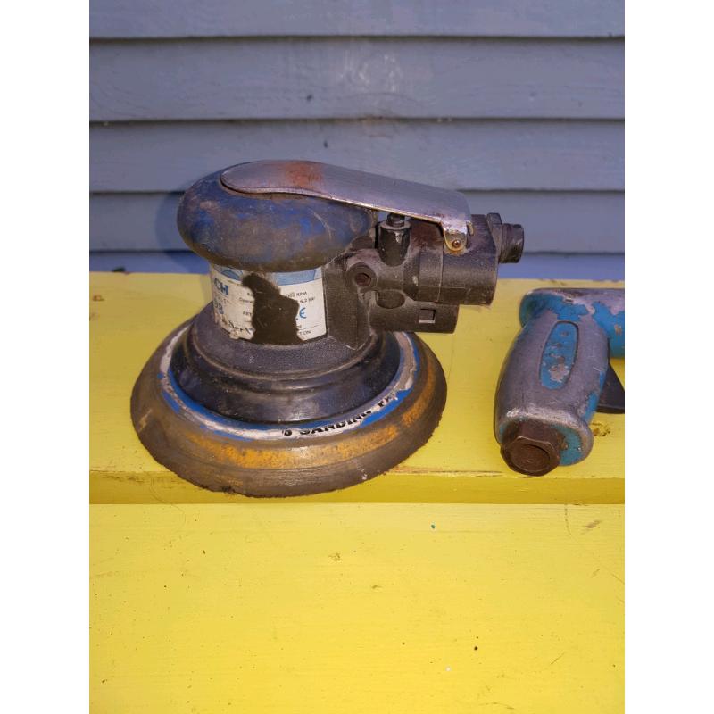 Air sander and drill