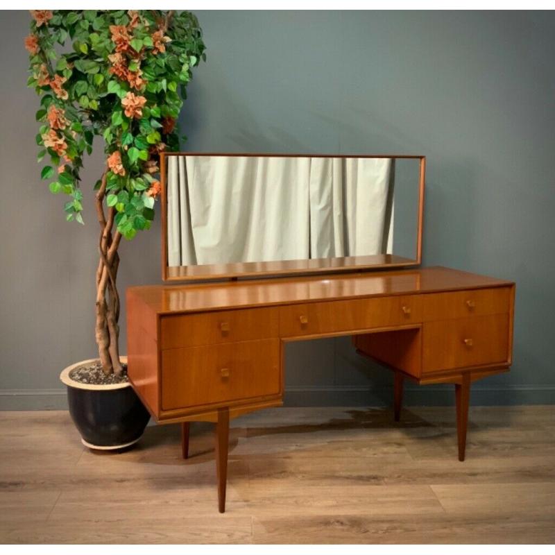 Attractive Large Wide Vintage Retro McIntosh Teak Dressing Table