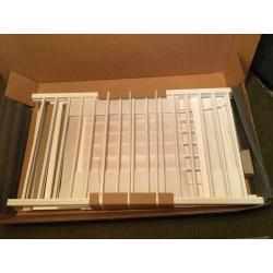 White Baby Cot space saver/slimline