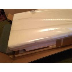 White Baby Cot space saver/slimline