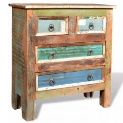 Reclaimed Cabinet Solid Wood with 4 Drawers-241136