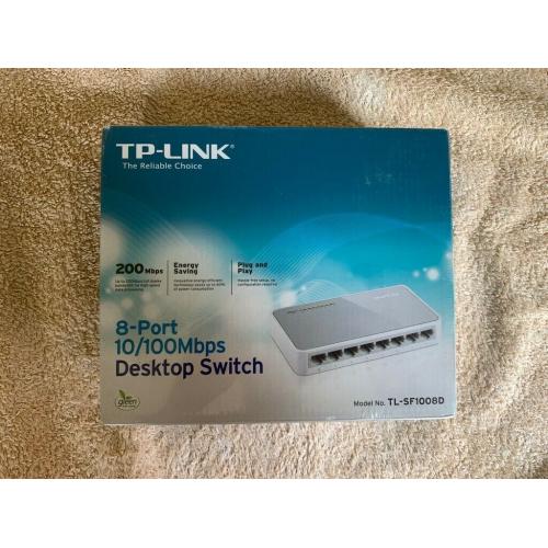 Brand new TP-link TL-SF1008D desktop switch