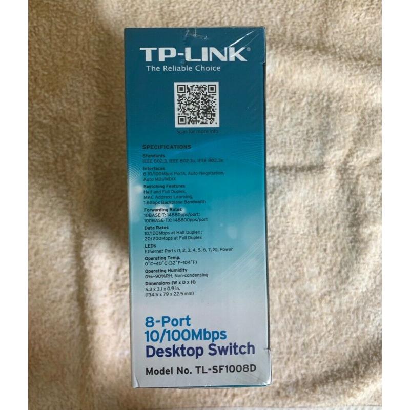 Brand new TP-link TL-SF1008D desktop switch