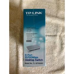 Brand new TP-link TL-SF1008D desktop switch