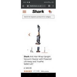 Shark Anti Hair Wrap Upright Vacuum CleanerNZ801UKT