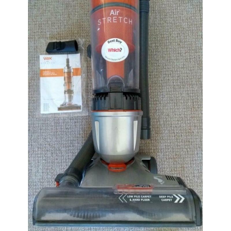 FREE DELIVERY VAX AIR STRETCH BAGLESS UPRIGHT VACUUM CLEANER HOOVERS