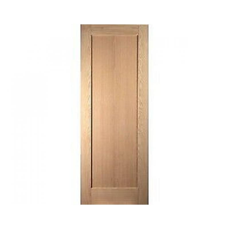 Brand New JELDWEN "Shaker"; Solid Core Single Panel Oak Internal Door 27" x 78";
