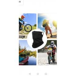 Face cover mask(2pcs black+grey)