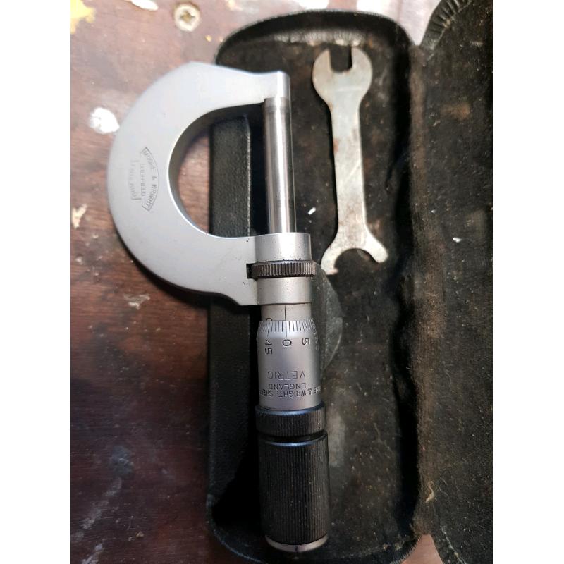 Moore & Wright micrometer Metric 25mm