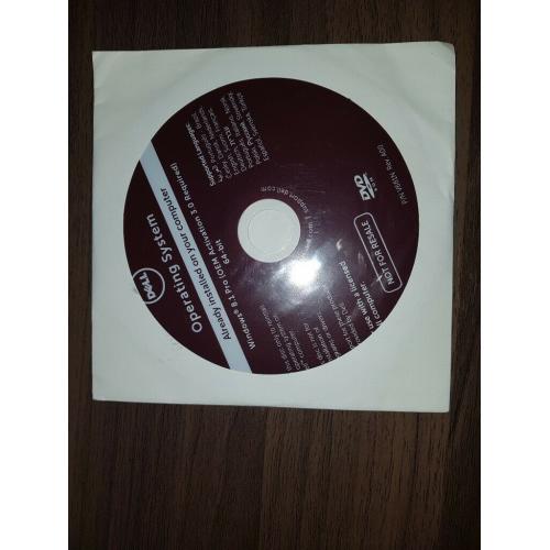 DVD/NO KEY / DELL Windows 8.1 PRO OEM x64 System P/N V681N / DELL P/N. 0CDRCK/ FREE SHIPPING
