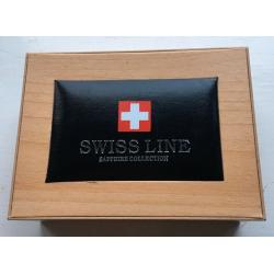 Beautiful Swiss line men?s watch; nice gift for Christmas!! Protective wrap still on watch!