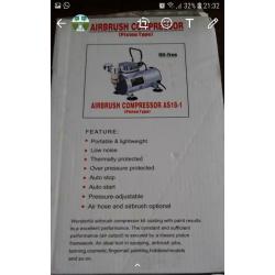 Airbrush compressor kit