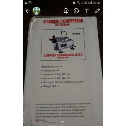 Airbrush compressor kit