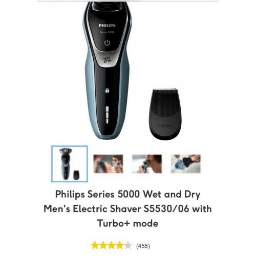 Philips cordless wet and dry shaver