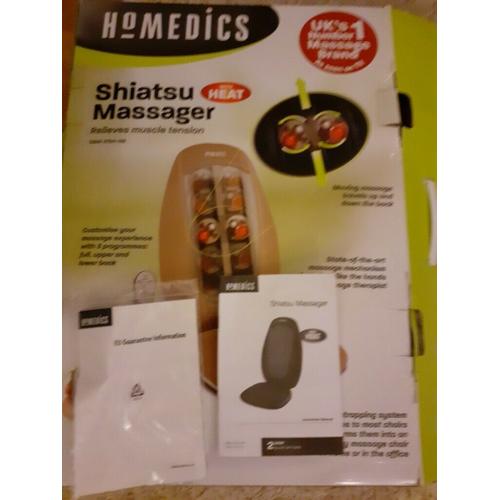 Homedics shiatsu massager with heat