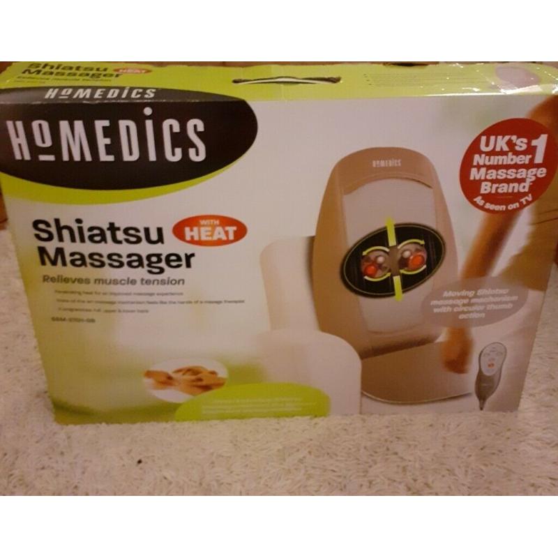Homedics shiatsu massager with heat
