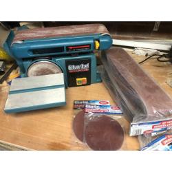Bench belt sander