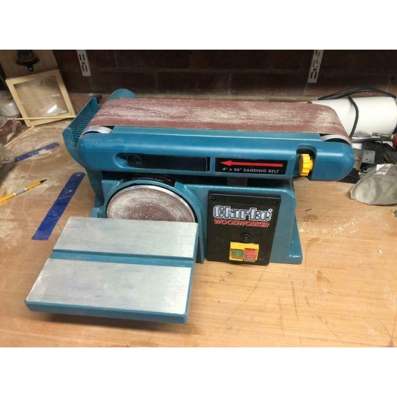 Bench belt sander
