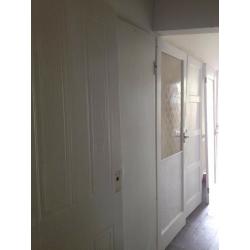 Huge collection (4) of internal doors in different styles & sizes.