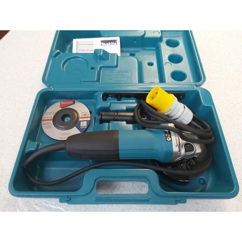 Makita 110v 115mm grinder new