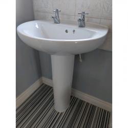Sink and taps