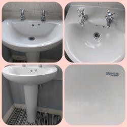 Sink and taps