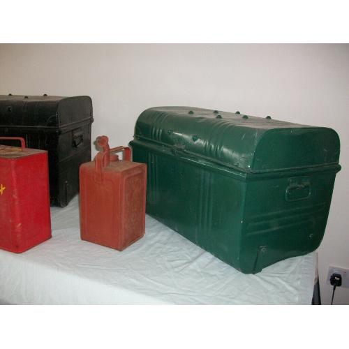 old tin chest