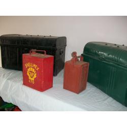old tin chest