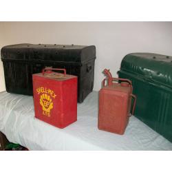 old tin chest