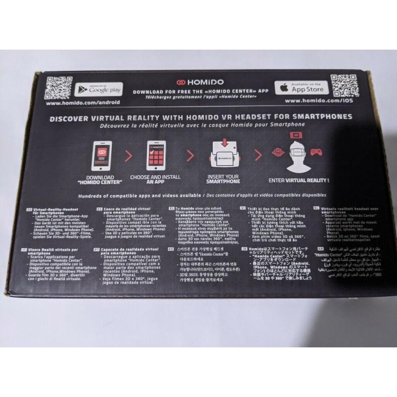 Homido Virtual Reality Headset for Smartphones