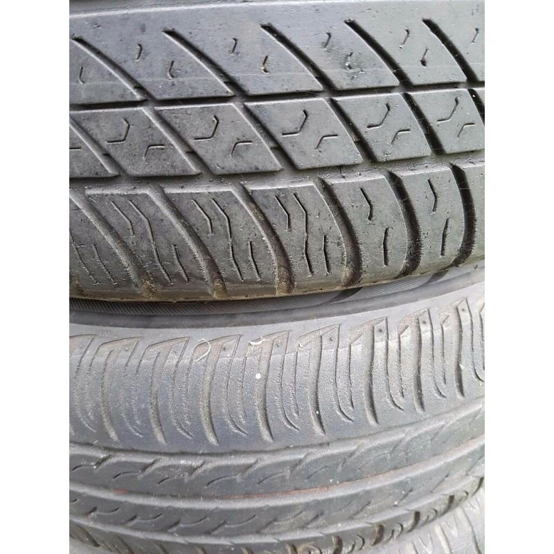 Wheel and tyres on sale