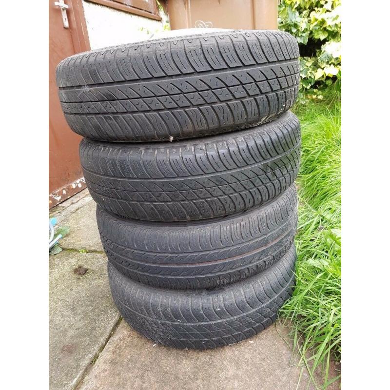 Wheel and tyres on sale