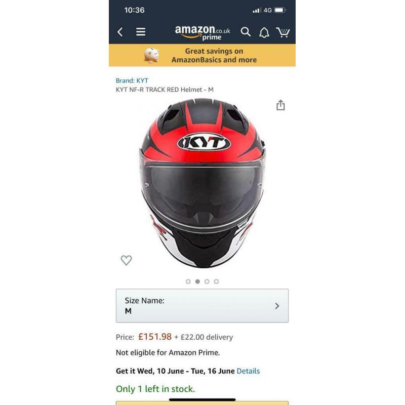 Go Karting KYT Helmet