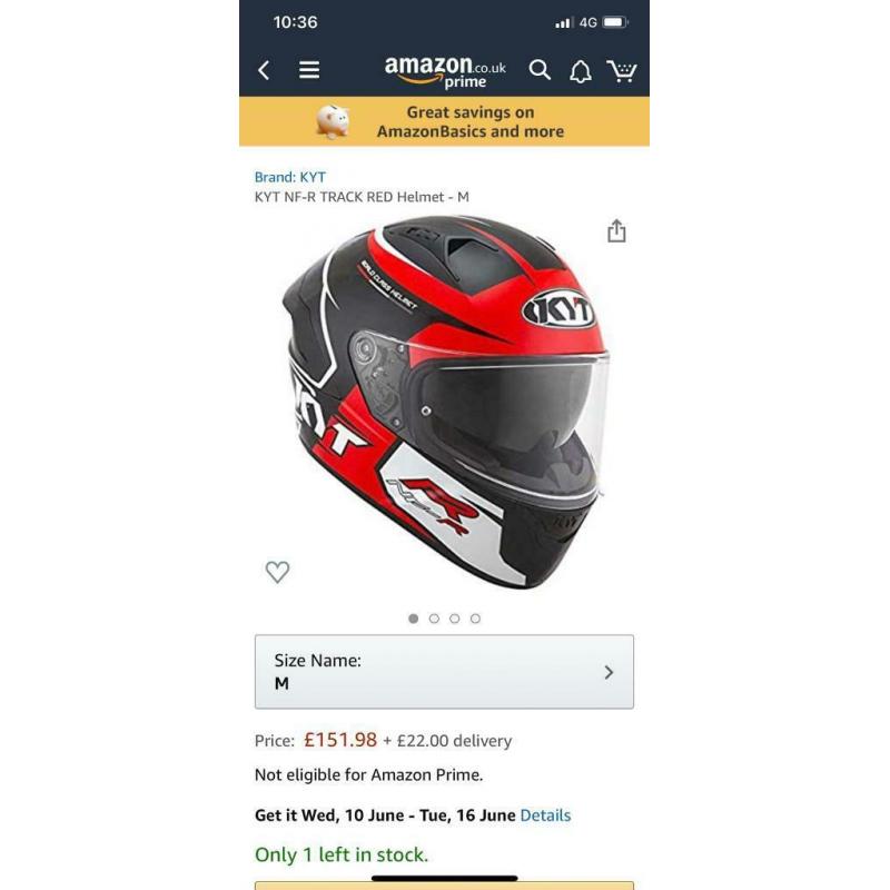 Go Karting KYT Helmet