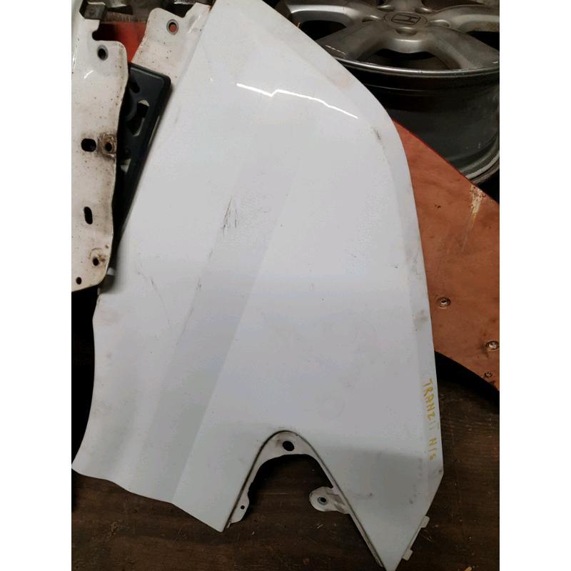 Ford Transit side Front wing white drivers or passenger side 2007+
