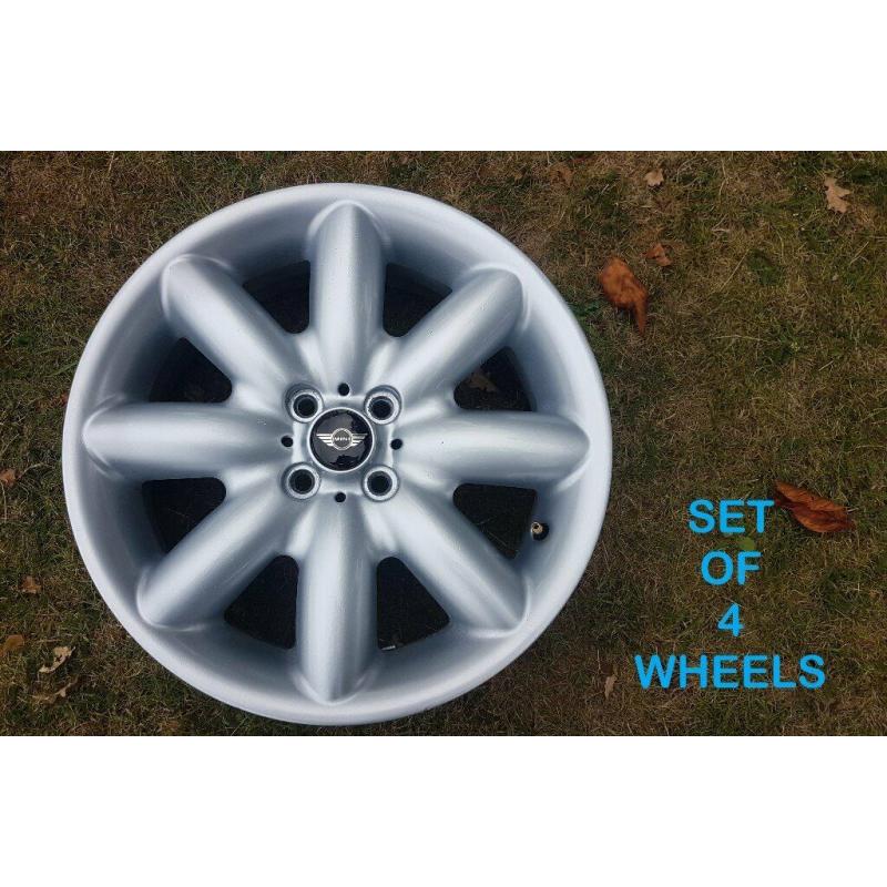 BMW Mini Cooper S Crown 8 Spoke 17" Wheels Refurbished Set of 4