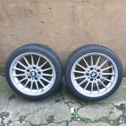 17 BMW style 32. Alloy wheels with Good tyres ?70 ONO.