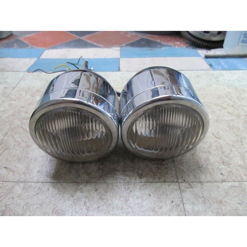 TWIN CHROME STREETFIGHTER HEADLIGHTS