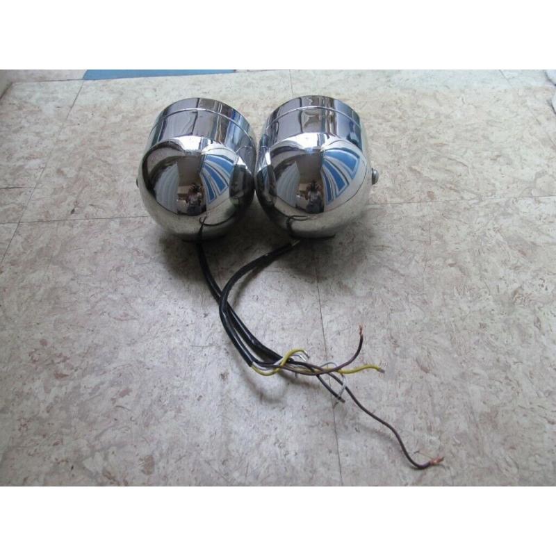 TWIN CHROME STREETFIGHTER HEADLIGHTS