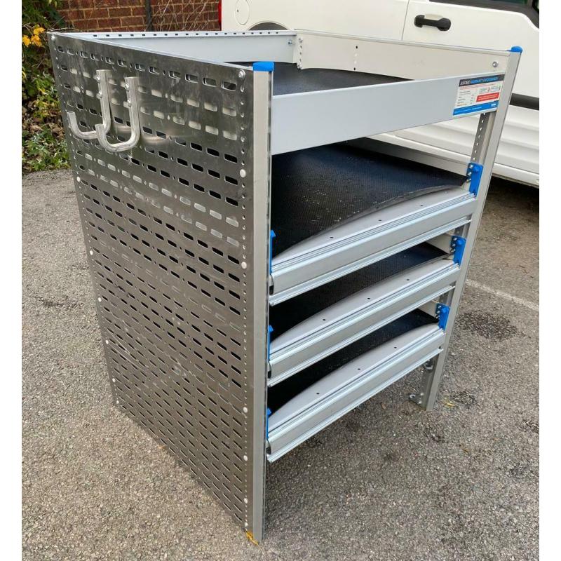 VAN RACKING SHELVING SORTIMO BOTT TEVO V G CONDITION FIXINGS