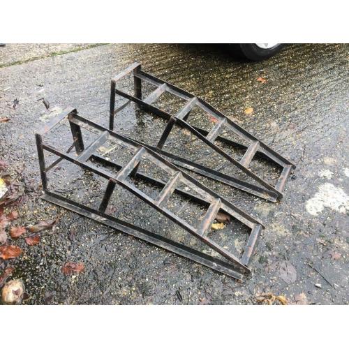 Two Wheel ramps /nesting metal ramps