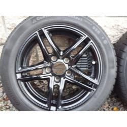BMW Alloy wheels with winter tyres fits 1 series and 2 series 16"