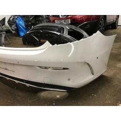 MERCEDES C CLASS COUPE FACELIFT W205 C63 AMG REAR BUMPER DIFFUSER P/N: A2058858838 (2014-2018)
