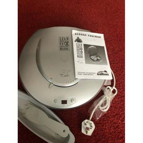 George foreman never used lean mean fat grilling machine